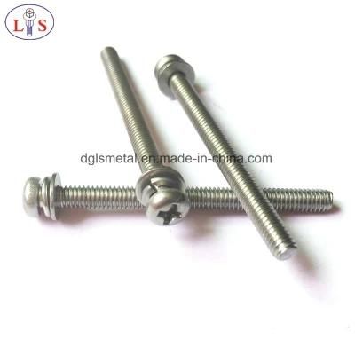 High Quality Fastener Ss 304 Round Head Cross Slot Bolts