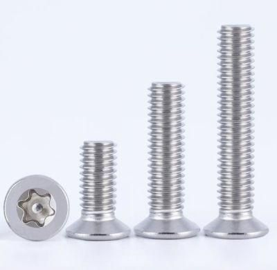 Stainless Steel Security 6 Lobe Pin Head Stainless Steel Anti-Theft Screw