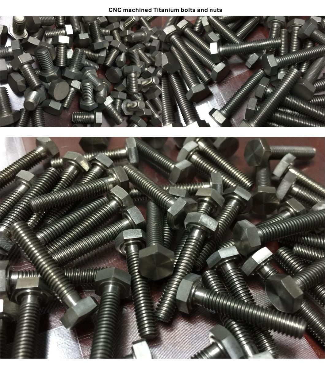 DIN933 Corrosion Resistance Hex Head Titanium Bolt in Stock
