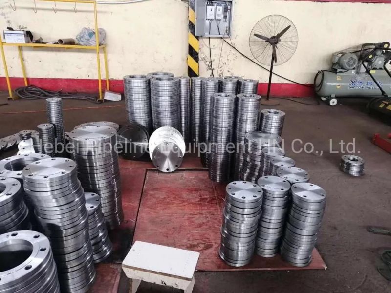Carbon Steel 16mn 20mn P250gh Plate Flanges Pn6 Through Pn100