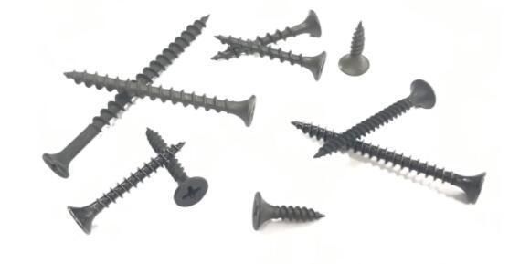 Fine Thread Bugle Head Drywall Screws with Black Phosphate Coated Size 3.5X51mm Drywall Screws