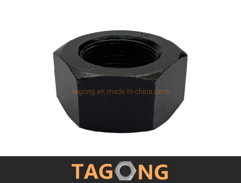 Black M60 Class8 High Strength Nuts Heavy Nuts DIN 555