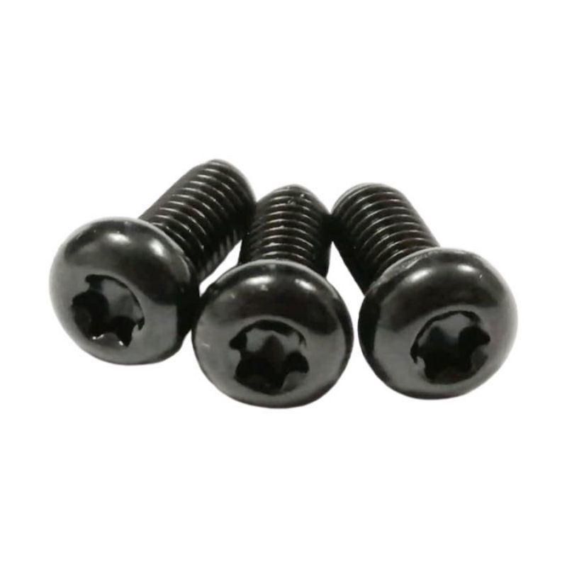 Customized Steel Electrophoretic Black M2 M2.5 M3 M4 M5 M6 M8 Pan Torx Head Machine Screws