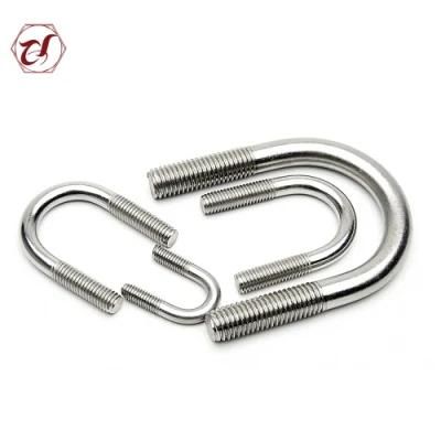 Stainless Steel Bent Half Thread A4 -80 U Bending Bolt
