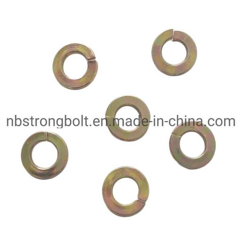 Sales Spring Washer with Yellow Zinc Plated