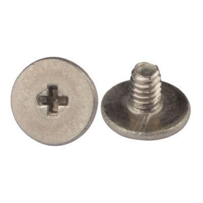 Mini Stainless Steel Ultra Low Head Philips Head Machine Screws