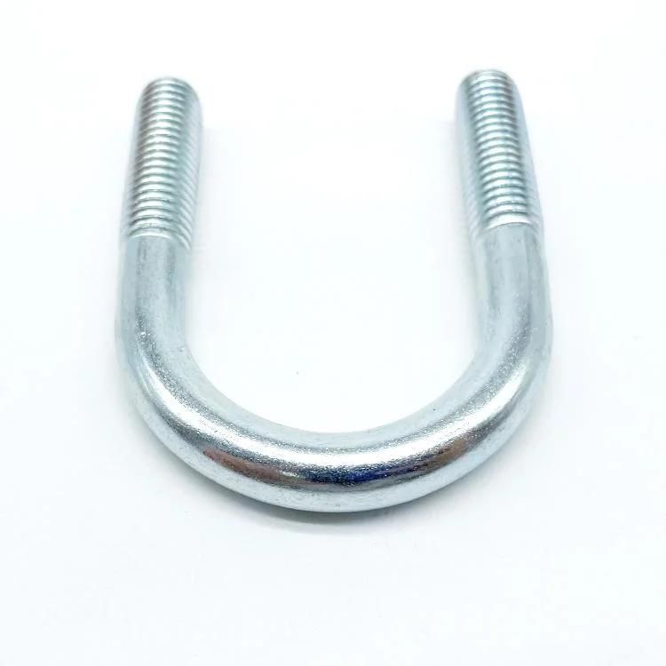 China Manufacturer M10 M12 M16 Carbon Stainless Steel HDG Square U Type Bolt Clamp