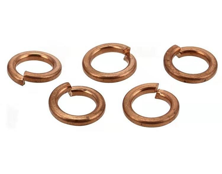 Fasteners DIN125 DIN127 Carbon Steel Flat Washer Spring Washer White&Yellow Color Zinc Gr4.8 8.8