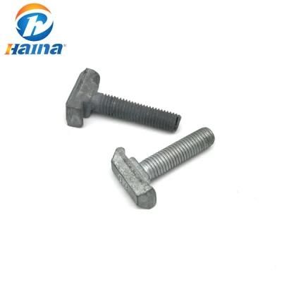 Hot DIP Galvanized Gr8.8 10.8 Halfen T Bolt