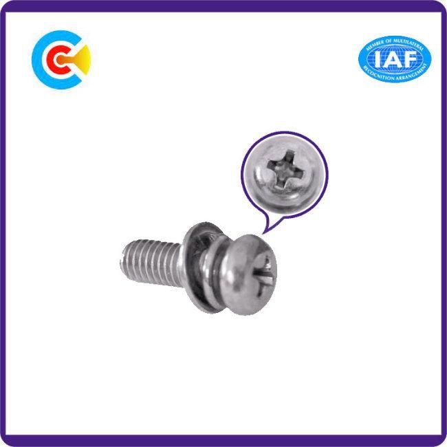 Phillips Flat Head Long Screw M8 Half Thread Screw