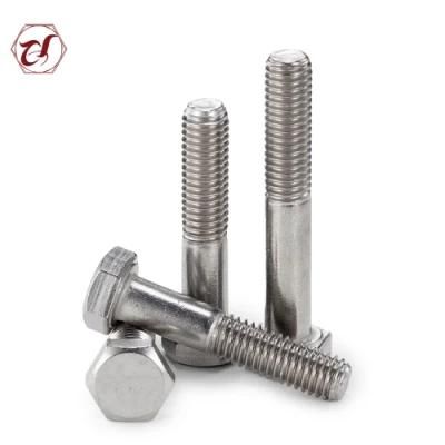 High Quality Fastener Hardware Stainless Steel DIN931 DIN933 Hex Head Nut and Bolt