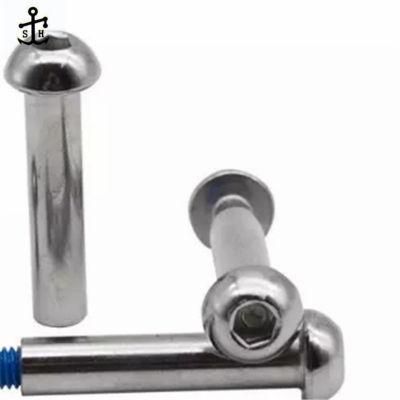 304 Stainless Steel Sub Female Rivets on Lock Screws Countersunk Head Hexagon Socket Bolt Splint Holder Sub Female Rivets