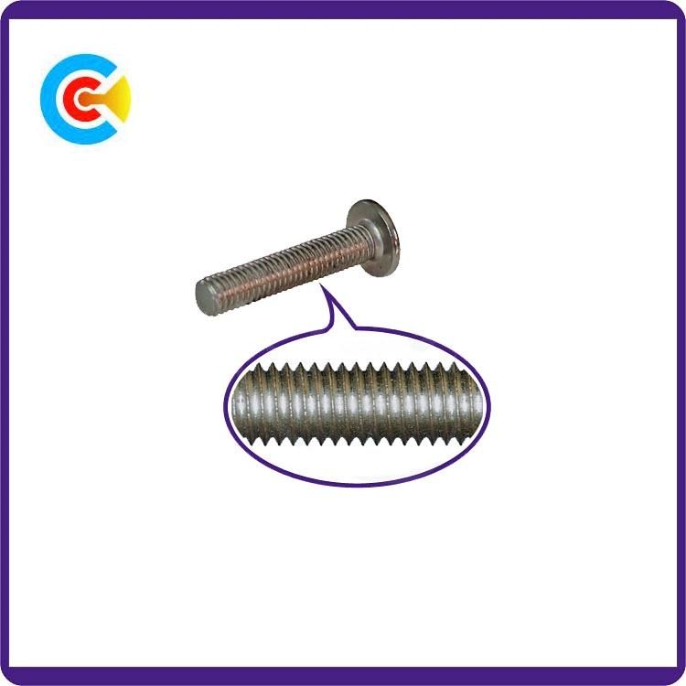 Galvanized Grub Screw Socket Cap Screw Button Head Screw