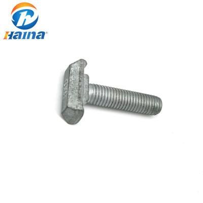 Wholsale DIN186 Hot DIP Galvanized Gr8.8 Halfen T Bolt