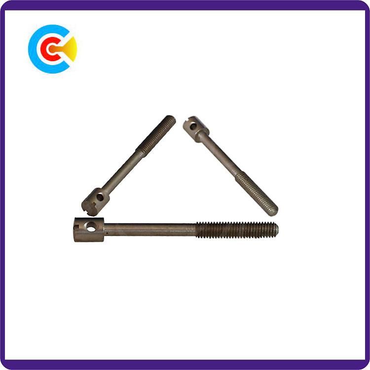 DIN/ANSI/BS/JIS Carbon-Steel/Stainless-Steel Word Telescopic Seal Slotted Hole Spherical Screw
