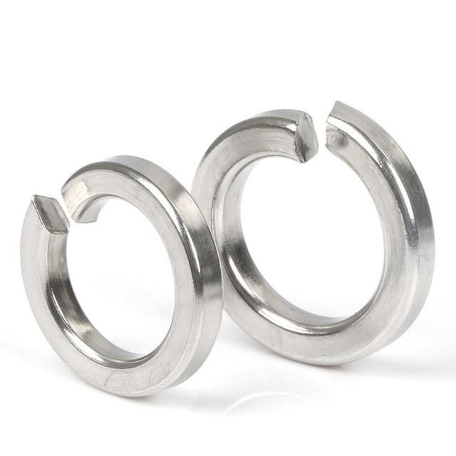 Fasteners DIN127 Stainless Steel Flat Washer Spring Washer White&Yellow Color Zinc