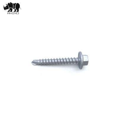 Factory Price Ruspert Coating Hex Flange Head Self Tapping Screw Drilling Screw (metal screw)