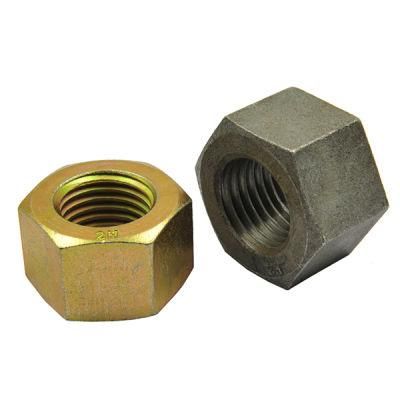Heavy Hex Nut 2h Yellow Zinc Plated