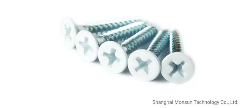 Painted Mushroom/Flat/Pan Head Bright Zinc Self Tapping Screw for Metal