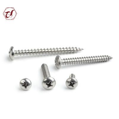 Stainless Steel SS304 DIN7981 304 Tapping Screws