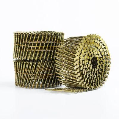 Electrical Equipment Industry Diamond Point Flat Head Coil Nails