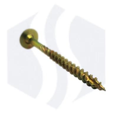 Double Countersunk Head Torx Drive Yellow Zinc Construction Screws