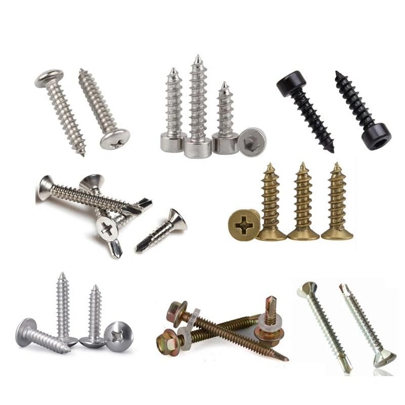 China Factory Galvanized Hex Self Drilling Screws for Wood Hexgon Self Drilling Screw with EPDM Washers