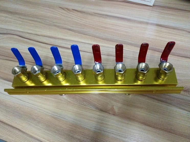 Simple Divergence Water Manifold with Ball Valve