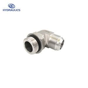 6801 Male Jic to Male O-Ring Fitting Stainless Steel Adjustable Hydraulic Adapter