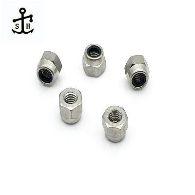 Nylon Inserted Lock Nut 2&quot; Ss Bolt Stainless Steel Nylon-Insert Thin Hex Bolts Nuts