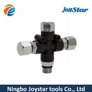 Airbrush 3 way air Spliter Fitting with 2 plug (AB-V14)