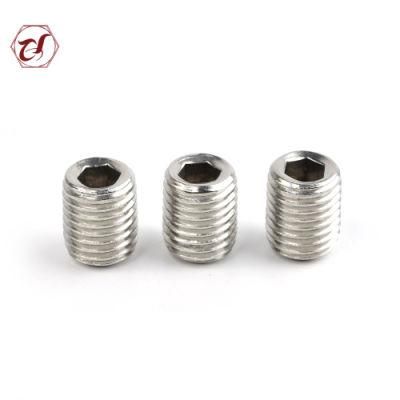 A2 Stainless Steel 304 M1.4-M24 Flat Head Set Screw