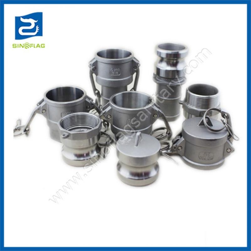 Type DC Model Stainless Steel Quick Connection Camlock Coupling for Tube Connect