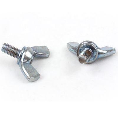 High Tensile Fasteners Stainless Steel DIN314 Butterfly Wing Nut Screw M4 M5 M6 M8 M10 M12 Wing Bolt