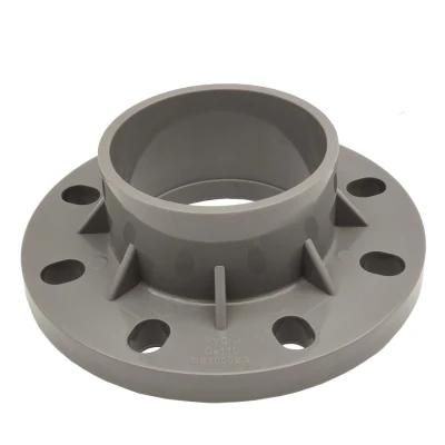 Chinese Factory High Quality PVC Pipe Fittings-Pn10 Standard Plastic Pipe Fitting Tee Ts Flange for Water Supply