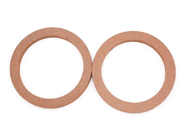 Wooden Car Speaker Gasket 6.5 Inches, Universal for All Models, Car Door Audio Modification Gasket
