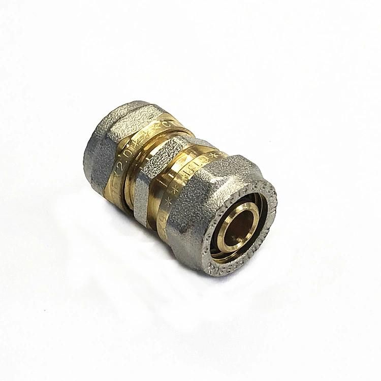 16 X 16 mm Brass Compression Coupling Fitting