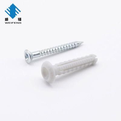 Bulk Packing Nylon Mushroom Head Expansion Anchor