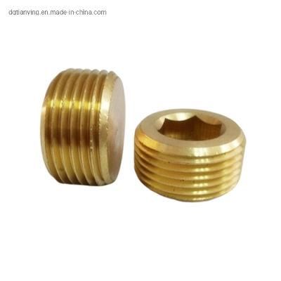 Dme Pipe Cap Brass NPT Threaded Plug for Injection Molding