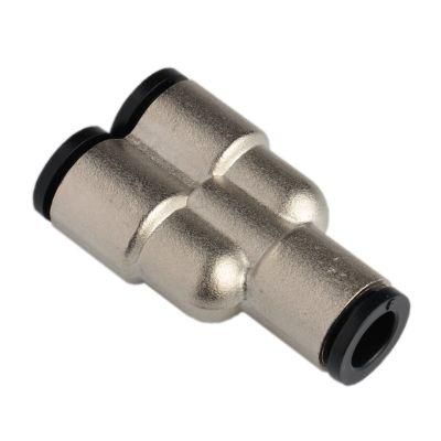 Xhnotion Pneumatic Air Hose Fitting Push to Connector 8mm Tube Od Union Y Plastic Sleeve Push in Fitting