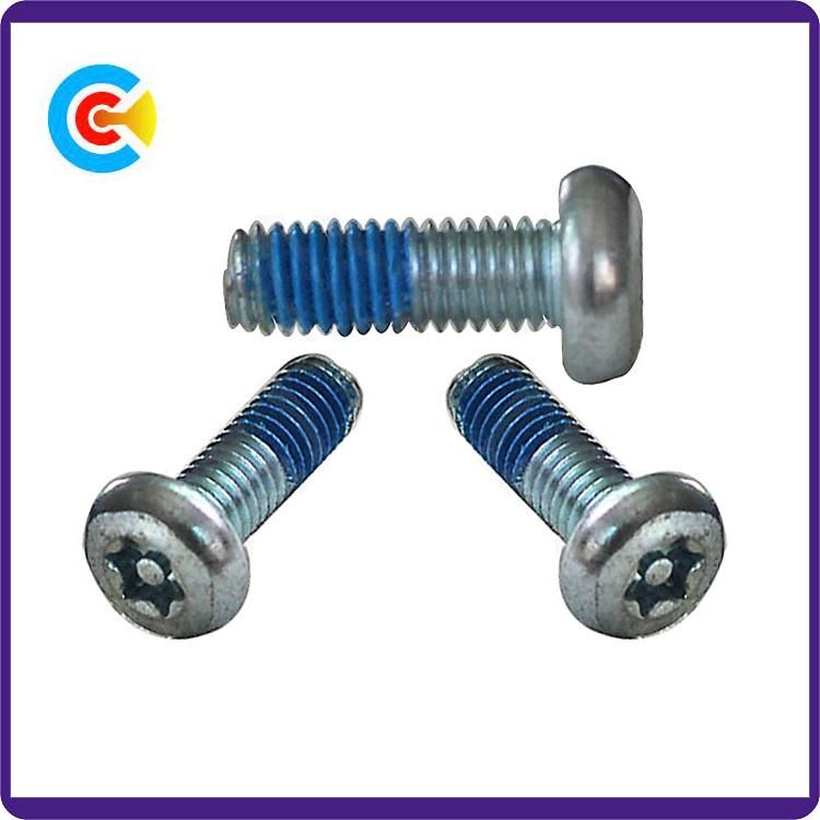 Stainless Steel Galvanized/M2.3 Flower/Cinquefoil Fasteners Pan Head Screws with Column