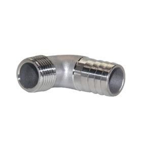 Tainless Steel Elbow Hose Barb Male NPT Home Brew Pipe Fitting