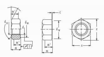 Hex Heavy Nut Carbon