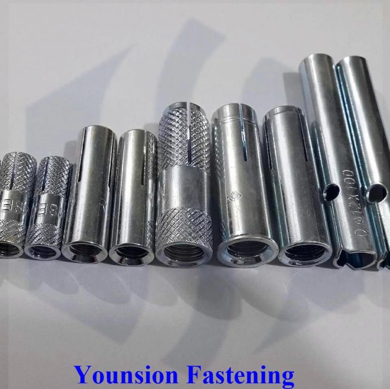Eta CE Approval Carbon Steel and Stainless Steel Drop-in Anchor GB/Bsw/ANSI in Zp Dac HDG with Wedge Anchor and Thread Rod