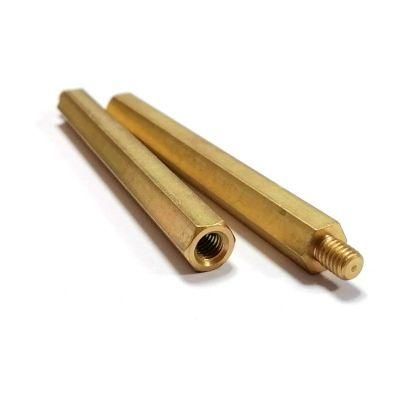 Copper Standoff Male Thread Female Thread Brass Hex Head Screw