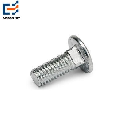 Round Head Bolt 4.8 Carriage Bolt Zinc Plated Fastener