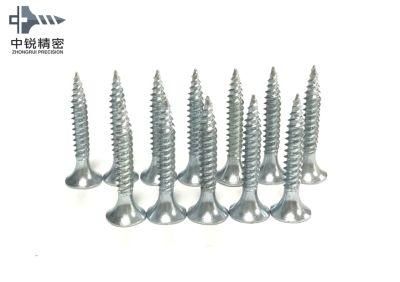 Pozidriv Head Chipboard Screw Double Csk Flat Full Thread C1022 Harden Zinc Plated 3.5X16mm Chipboard Screw