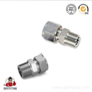 Brass Straight Male Bite Type Tube Connector Quick Coupling