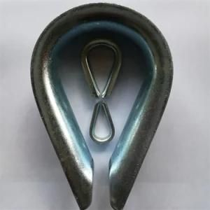 China Factory Supply Electric Galvanized Wire Rope Thimble
