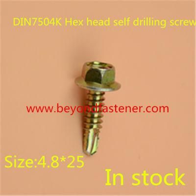 Roofing Screw 4.8*25/Self Drilling Screw Manufacturer /Tek Screw